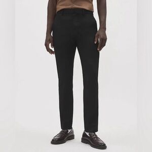 RW&CO. Classic Black Slim Fit Dress Pants for Men